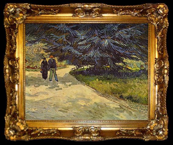 framed  Vincent Van Gogh Park von Arles, ta009-2